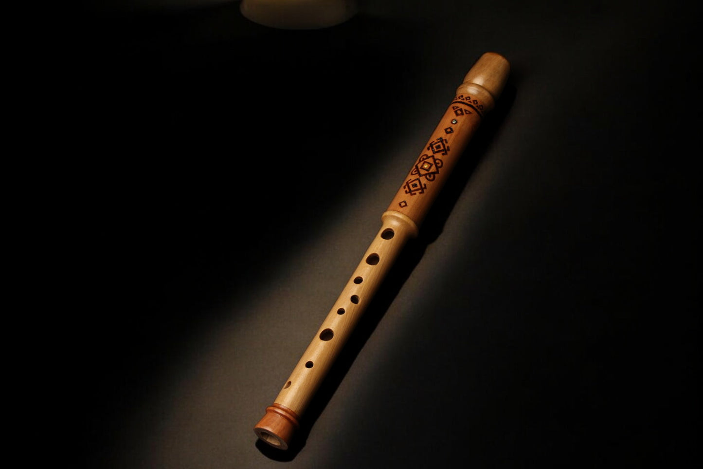 Flute with ORNAMENT (high-quality HANDCRAFTED)