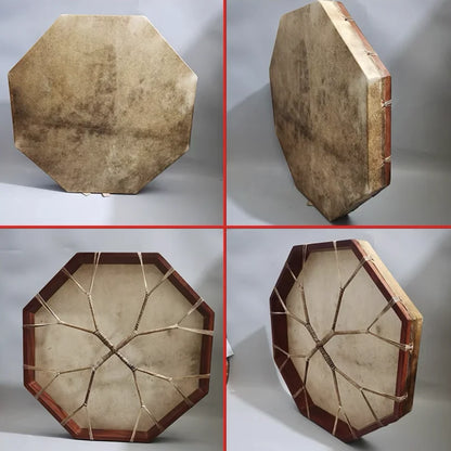 Handmade Octagonal Shaman Drum Sound for Yoga and Meditation